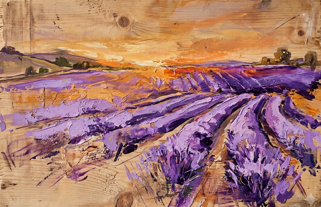 Violetter Abend